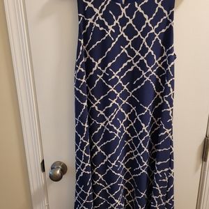 Anne Klein navy blue dress size small